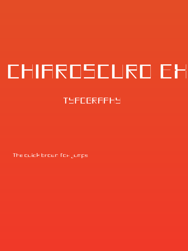 Chiaroscuro-ExtraLight Poster