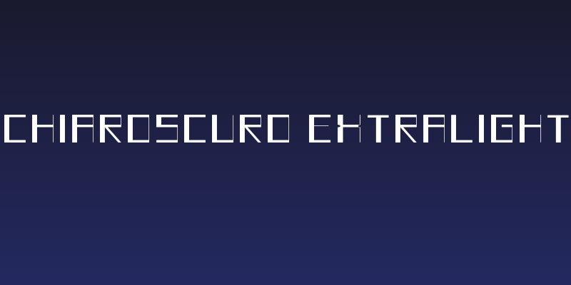 Chiaroscuro-ExtraLight Social Header
