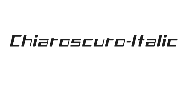 Chiaroscuro-Italic Logo