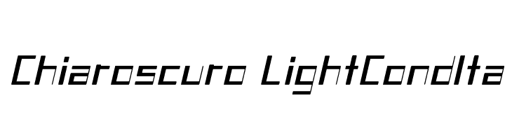 Chiaroscuro-LightCondIta  Descarca Fonturi Gratis