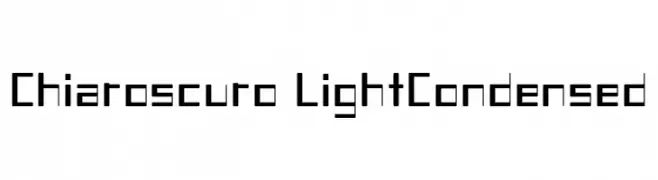 Chiaroscuro-LightCondensed  नि: शुल्क फ़ॉन्ट्स डाउनलोड