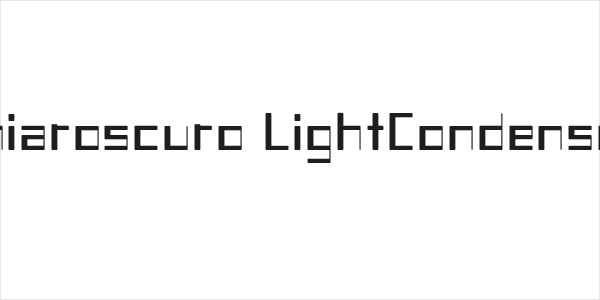 Chiaroscuro-LightCondensed Logo