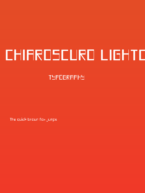 Chiaroscuro-LightCondensed Poster