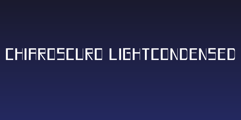 Chiaroscuro-LightCondensed Social Header