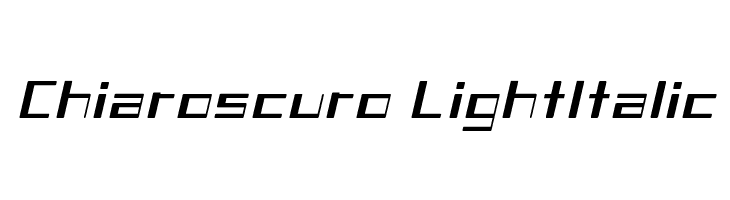 Chiaroscuro-LightItalic  Free Fonts Download