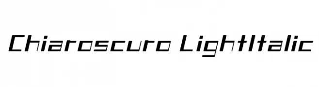 Chiaroscuro-LightItalic  नि: शुल्क फ़ॉन्ट्स डाउनलोड