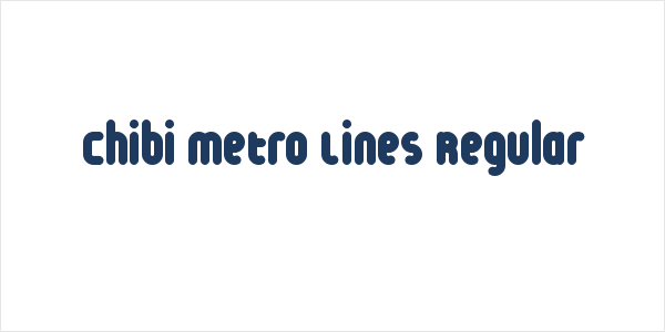 Chibi Metro Lines Regular Logo