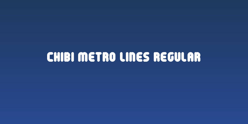Chibi Metro Lines Regular Social Header