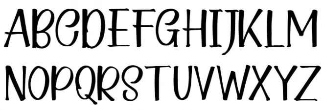 Chibiux Schriftart Groß