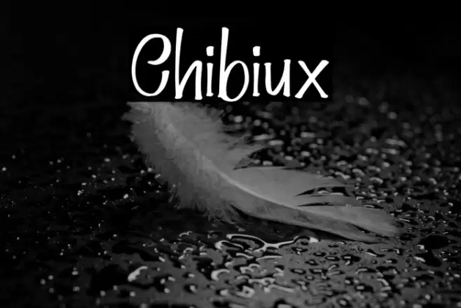 Chibiux Font examples