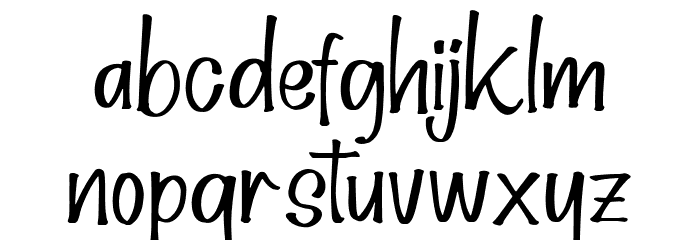Chibiux Font LOWERCASE