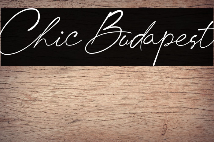 Chic Budapest Example 1