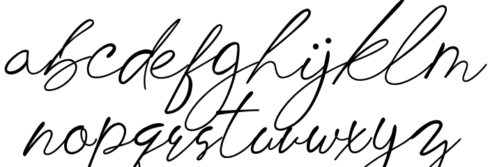 Chic Budapest Font LOWERCASE