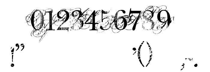 Chic decay Font OTHER CHARS