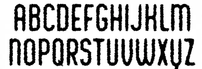 ChicChalk Font Litere mari