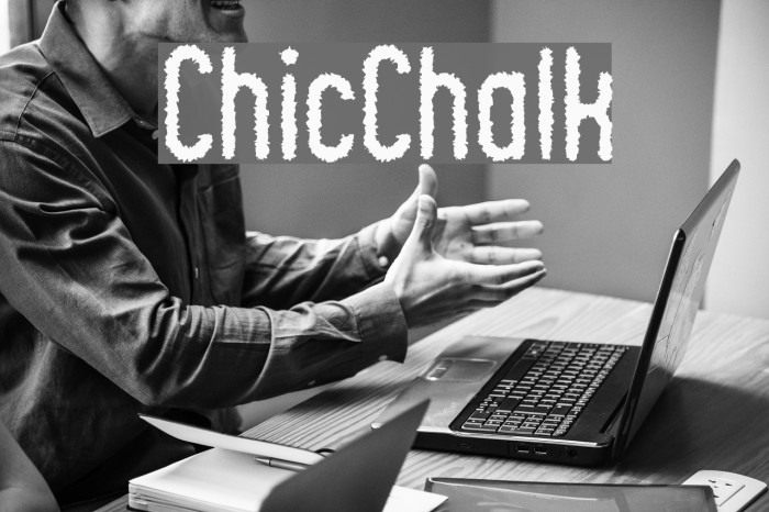 ChicChalk Font examples
