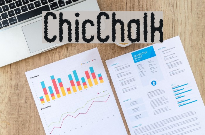 ChicChalk Font examples