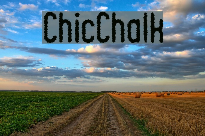 ChicChalk Font examples
