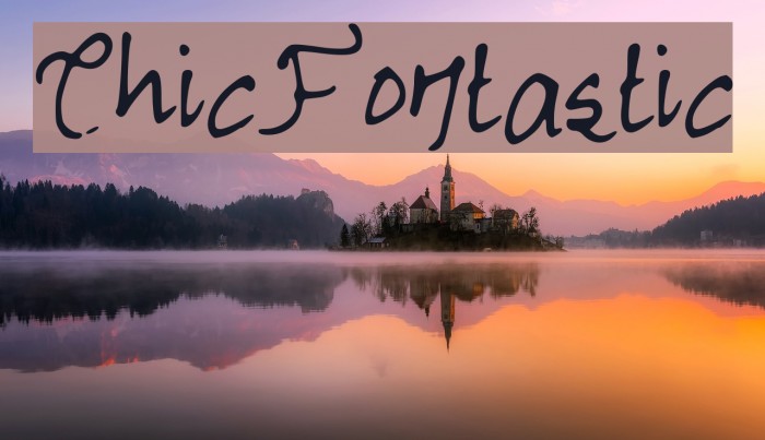 ChicFontastic Font examples