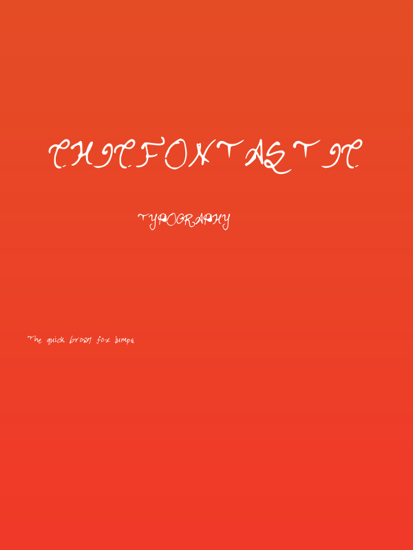 ChicFontastic Poster