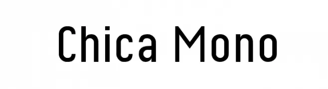 Chica Mono  Frei Schriftart Herunterladen