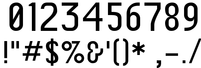 Chica Mono Font OTHER CHARS