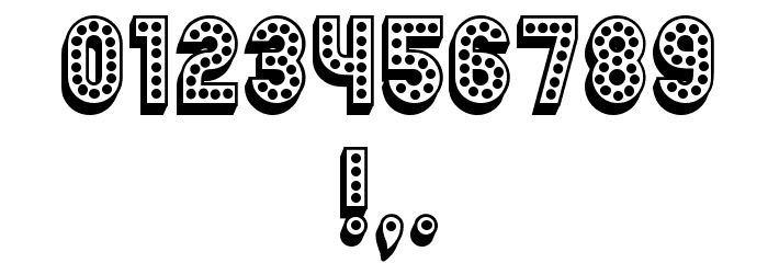 Chicago 3D Regular Font OTHER CHARS