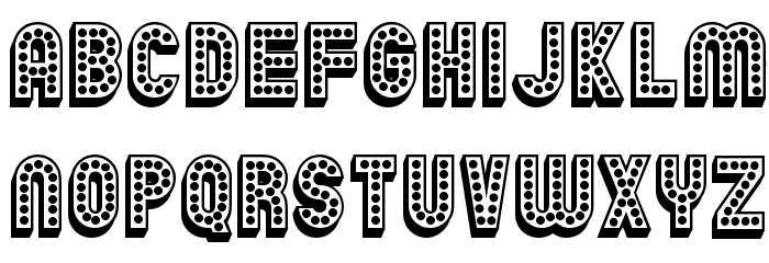 Chicago 3D Regular Font LOWERCASE