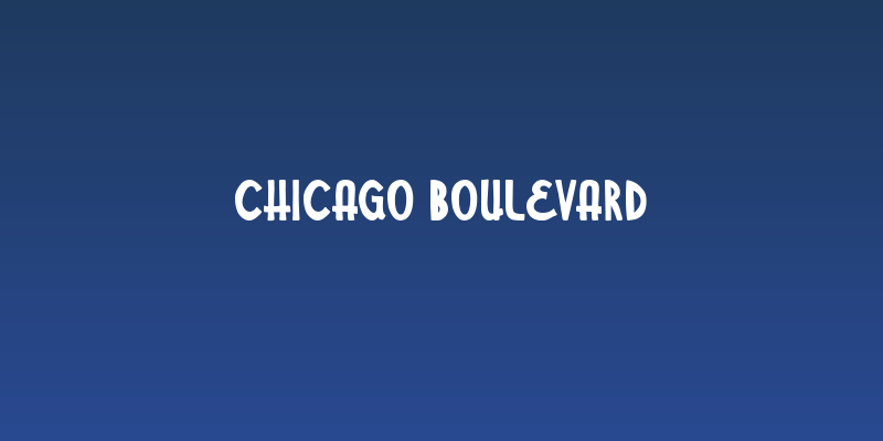 Chicago Boulevard Social Header