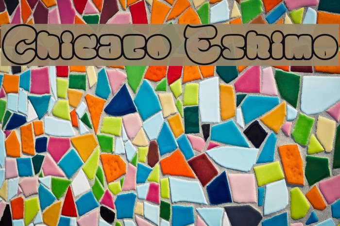 Chicago Eskimo Font examples
