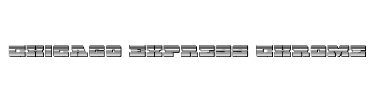 Chicago Express Chrome  font caratteri gratis