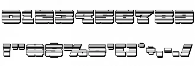 Chicago Express Chrome Font OTHER CHARS