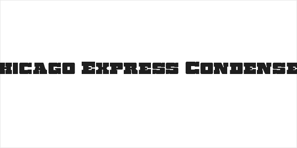 Chicago Express Condensed Logo