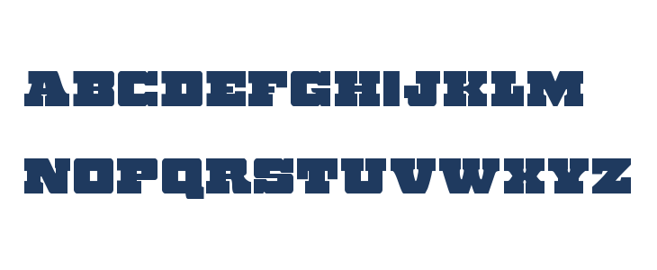 Chicago Express Condensed Lowercase