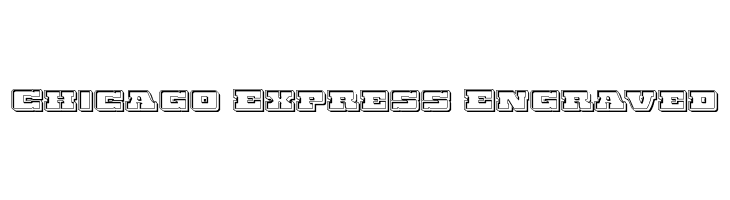 Chicago Express Engraved  font caratteri gratis