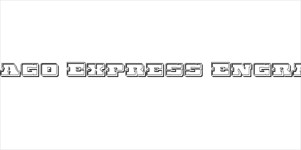 Chicago Express Engraved Logo