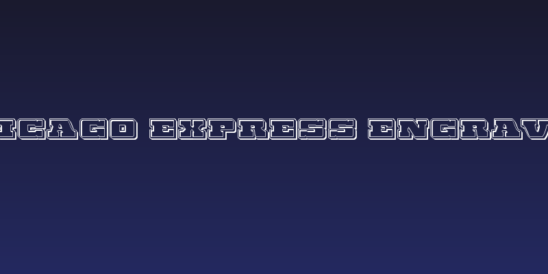 Chicago Express Engraved Social Header
