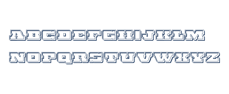 Chicago Express Engraved Lowercase