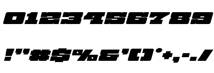 Chicago Express Expanded Italic Fonte OUTROS PERSONAGENS