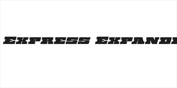 Chicago Express Expanded Italic Logo