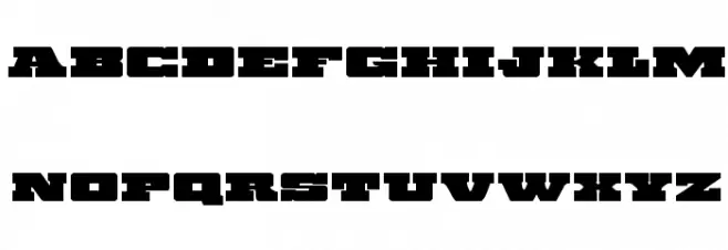 Chicago Express Expanded Font Litere mari