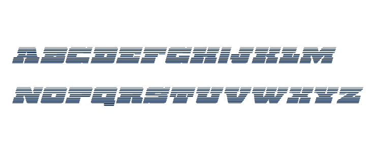 Chicago Express Gradient Italic Lowercase