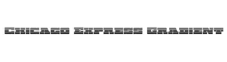 Chicago Express Gradient  font caratteri gratis
