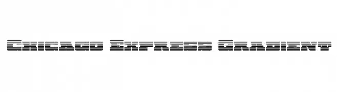Chicago Express Gradient  Frei Schriftart Herunterladen