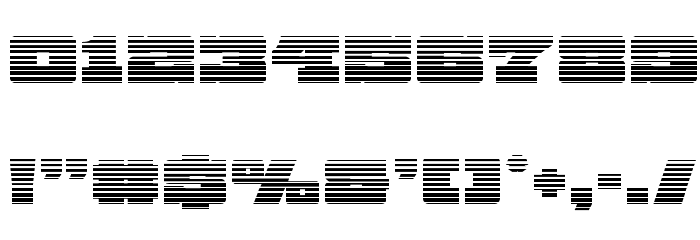 Chicago Express Gradient Font OTHER CHARS