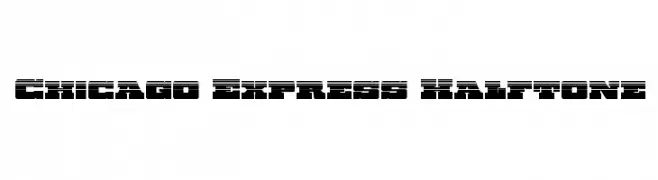 Chicago Express Halftone  Fuentes Gratis Descargar