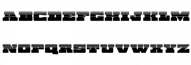 Chicago Express Halftone Шрифта ВЕРХНИЙ