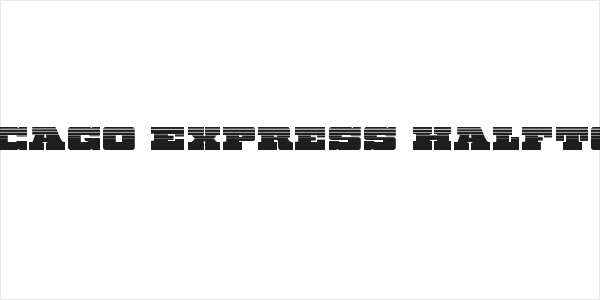 Chicago Express Halftone Logo