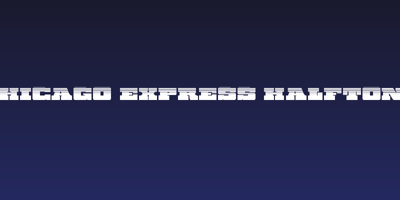 Chicago Express Halftone Social Header