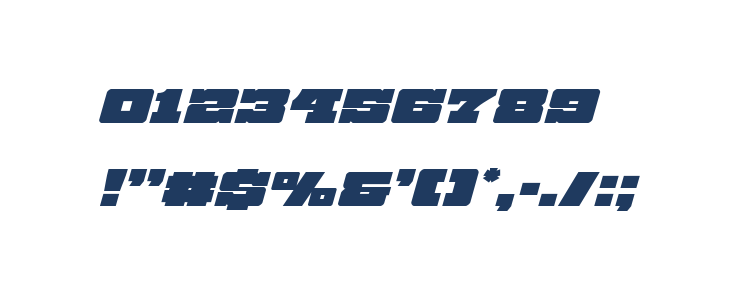 Chicago Express Italic Other Characters